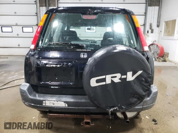 2000 Honda CR-V EX with VIN JHLRD1861YC042393, listed as a Copart auction lot 80472824 with 296,283 mi miles and Clean Title. Bid and sale history available at carsss.com. Image 6.