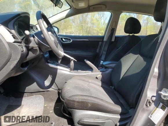 2017 Nissan Sentra S with VIN 3N1AB7AP7HY287960, listed as a Copart auction lot 53664385 with 89,246 mi miles and Salvage Title. Bid and sale history available at DreamBid. Image 7.
