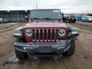 2021 Jeep Gladiator Rubicon with VIN 1C6JJTBG6ML518543, listed as a Copart auction lot 59877365 with 30,537 mi miles and Salvage title. Bid and sale history available at DreamBid. Image 5.