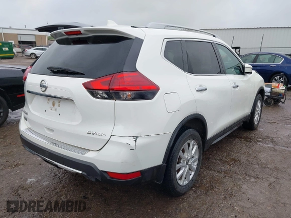 2017 Nissan Rogue SV with VIN 5N1AT2MV5HC845803, listed as a IAAI auction lot 42343264 with 122,007 mi miles and . Bid and sale history available at DreamBid. Image 4.