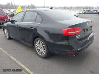 2015 Volkswagen Jetta Sedan 1.8T Sport with VIN 3VWD17AJXFM351760, listed as a IAAI auction lot 41338466 with 178,297 mi miles. Bid and sale history available at carsss.com. Image 3.