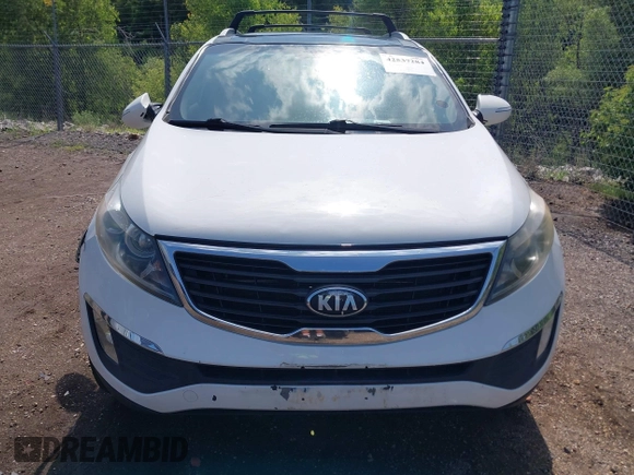 2013 Kia Sportage EX with VIN KNDPC3A25D7443846, listed as a IAAI auction lot 42537284 with Not provided miles and . Bid and sale history available at DreamBid. Image 6.