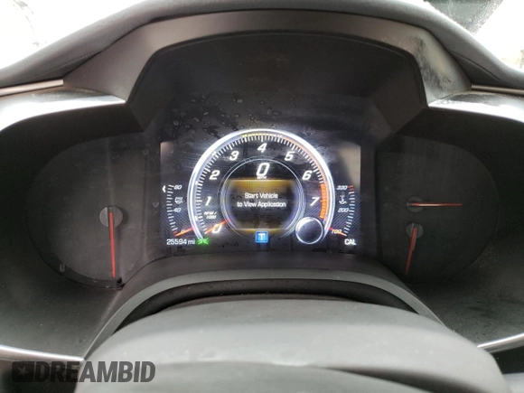 2017 Chevrolet Corvette Z06 2LZ with VIN 1G1YS2D63H5600364, listed as a Copart auction lot 37788644 with 25,594 mi miles. Bid and sale history available at carsss.com. Image 9.