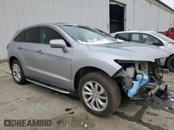 2017 Acura RDX with VIN 5J8TB3H31HL015013, listed as a Copart auction lot 44833015 with 56,954 mi miles and Salvage Title. Bid and sale history available at carsss.com. Image 4.
