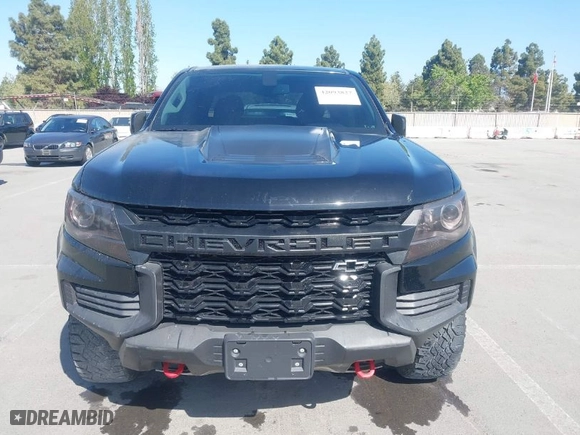 2021 Chevrolet Colorado 4WD ZR2 with VIN 1GCGTEEN6M1169379, listed as a IAAI auction lot 42093827 with 34,489 mi miles. Bid and sale history available at carsss.com. Image 12.