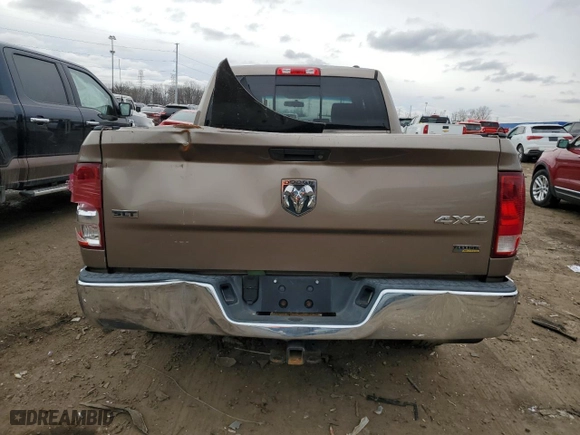 2009 Dodge Ram 1500 SLT with VIN 1D3HV18P09S772552, listed as a Copart auction lot 44108575 with 288,621 mi miles and Clean Title. Bid and sale history available at carsss.com. Image 6.