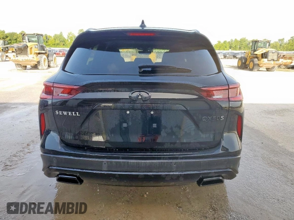 2024 Infiniti QX50 Sport z VIN 3PCAJ5FA9RF104175, wystawiony jako Copart lot #61975145 z przebiegiem 4 672 mil mil oraz Czysty tytuł • Clean title. Historia ofert i sprzedaży dostępna na DreamBid. Obrazek 6.