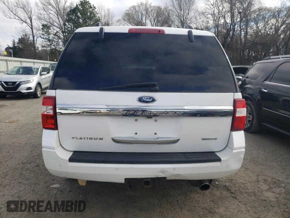 2015 Ford Expedition Platinum with VIN 1FMJU1LT2FEF28179, listed as a Copart auction lot 46353575 with Not provided miles and Salvage title. Bid and sale history available at DreamBid. Image 6.