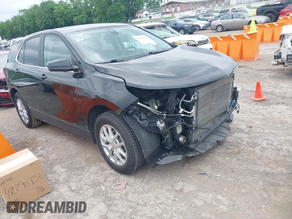 2022 Chevrolet Equinox LT z VIN 3GNAXJEV4NL171703, wystawiony jako IAAI lot #42294884 z przebiegiem 80 361 mil mil oraz . Historia ofert i sprzedaży dostępna na DreamBid. Obrazek 1.
