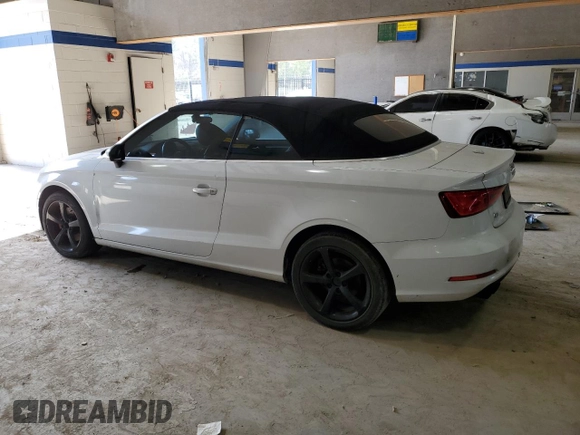 2015 Audi A3 1.8T Premium with VIN WAU6CLFF2F1038702, listed as a Copart auction lot 43810135 with 0 mi miles and Clean Title. Bid and sale history available at carsss.com. Image 2.