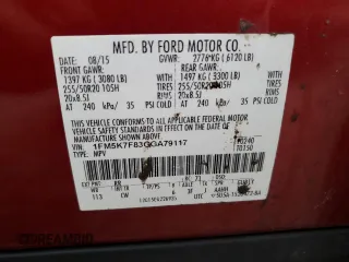 2016 Ford Explorer Limited with VIN 1FM5K7F83GGA79117, listed as a Copart auction lot 45046675 with 143,550 mi miles and Salvage Title. Bid and sale history available at DreamBid. Image 12.