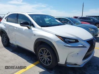 2015 Lexus NX 200t with VIN JTJYARBZ6F2003592, listed as a IAAI auction lot 42238705 with 161,381 mi miles and . Bid and sale history available at DreamBid. Image 1.