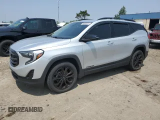 2021 GMC Terrain SLE with VIN 3GKALTEV7ML323752, listed as a Copart auction lot 64689375 with 45,134 mi miles and Non repairable. Bid and sale history available at DreamBid. Image 1.