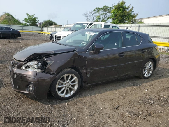 2011 Lexus CT 200h with VIN JTHKD5BH8B2030009, listed as a Copart auction lot 57466375 with 70,886 mi miles and Salvage title. Bid and sale history available at DreamBid. Image 1.