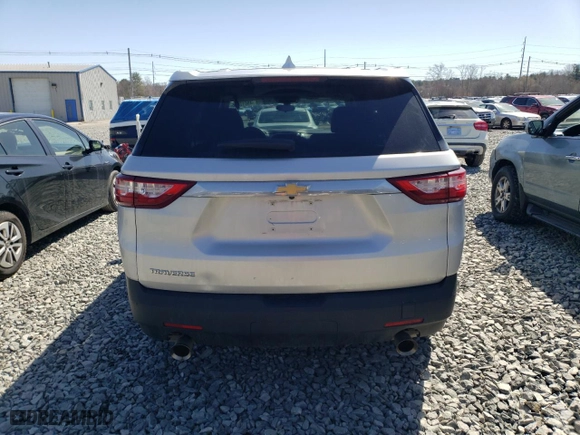 2018 Chevrolet Traverse LS with VIN 1GNERFKW8JJ245860, listed as a Copart auction lot 49612865 with 109,955 mi miles and Salvage Title. Bid and sale history available at carsss.com. Image 6.