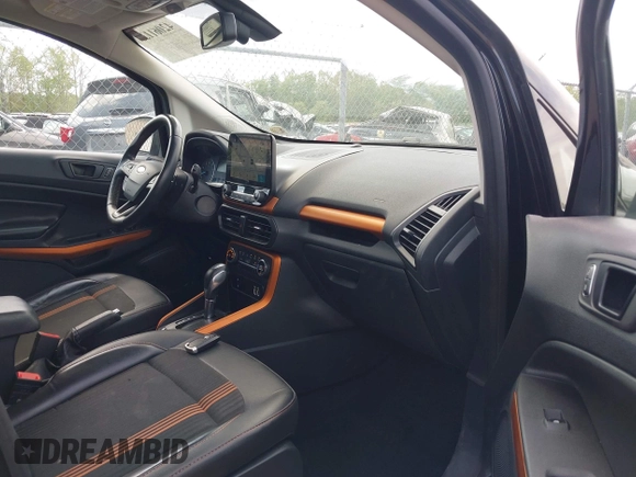 2018 Ford EcoSport SES with VIN MAJ6P1CL9JC231177, listed as a IAAI auction lot 42061133 with 59,476 mi miles and . Bid and sale history available at DreamBid. Image 5.