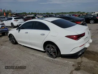 2022 Mercedes-Benz CLA 250 with VIN W1K5J4HB8NN299396, listed as a Copart auction lot 54053915 with 45,976 mi miles and Salvage Title. Bid and sale history available at DreamBid. Image 2.