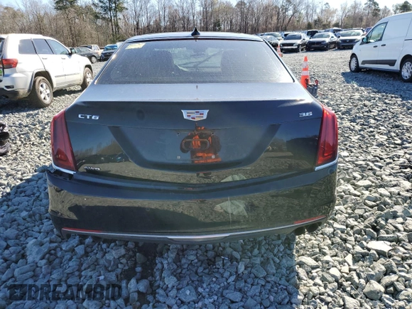 2017 Cadillac CT6 AWD with VIN 1G6KB5RS1HU202275, listed as a Copart auction lot 50122575 with 53,314 mi miles and Salvage title. Bid and sale history available at DreamBid. Image 6.