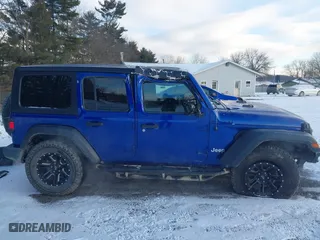 2018 Jeep Wrangler Unlimited Sport S with VIN 1C4HJXDNXJW265764, listed as a IAAI auction lot 41359018 with 50,941 mi miles. Bid and sale history available at carsss.com. Image 14.