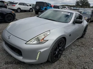 2017 Nissan 370Z with VIN JN1AZ4EH0HM955145, listed as a Copart auction lot 46843485 with 81,812 mi miles and Salvage Title. Bid and sale history available at carsss.com. Image 1.