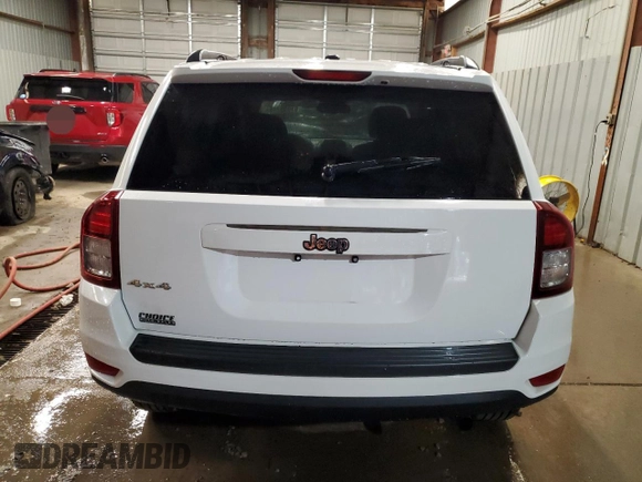 2017 Jeep Compass Sport SE with VIN 1C4NJDBB6HD106773, listed as a Copart auction lot 61995745 with 84,191 mi miles and Salvage title. Bid and sale history available at DreamBid. Image 6.