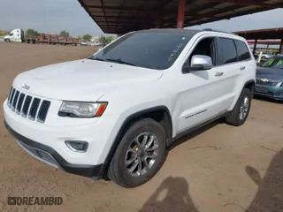 2014 Jeep Grand Cherokee Limited with VIN 1C4RJFBG8EC515917, listed as a IAAI auction lot 41918630 with 161,919 mi miles. Bid and sale history available at carsss.com. Image 2.