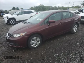 2015 Honda Civic LX z VIN 19XFB2F59FE239629, wystawiony jako Copart lot #56964255 z przebiegiem 93 238 mil mil oraz Szkoda całkowita • Salvage title. Historia ofert i sprzedaży dostępna na DreamBid. Obrazek 1.