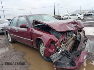 2008 Mercury Grand Marquis LS with VIN 2MEFM75V98X633328, listed as a IAAI auction lot 42084872 with 75,473 mi miles and . Bid and sale history available at DreamBid. Image 1.