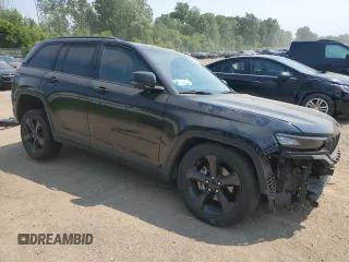 2024 Jeep Grand Cherokee Altitude X with VIN 1C4RJHAG6RC148468, listed as a Copart auction lot 60158895 with 16,210 mi miles and Salvage title. Bid and sale history available at DreamBid. Image 4.