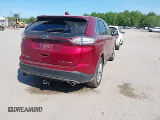 2015 Ford Edge Titanium z VIN 2FMTK3K87FBB46832, wystawiony jako IAAI lot #42358523 z przebiegiem 107 076 mil mil oraz . Historia ofert i sprzedaży dostępna na DreamBid. Obrazek 4.