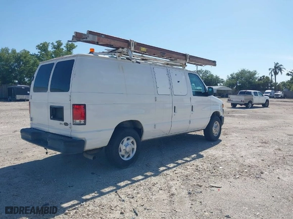 2009 Ford Econoline Cargo Van with VIN 1FTNE24L09DA20522, listed as a IAAI auction lot 41864575 with 131,216 mi miles. Bid and sale history available at carsss.com. Image 4.