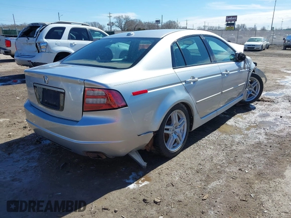 2008 Acura TL with VIN 19UUA66218A025877, listed as a IAAI auction lot 41654889 with 116,751 mi miles. Bid and sale history available at carsss.com. Image 4.
