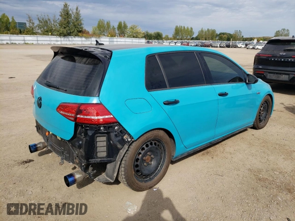 2015 Volkswagen GTI Autobahn with VIN 3VW4T7AU6FM006794, listed as a Copart auction lot 74454114 with 145,516 mi miles and Salvage Title. Bid and sale history available at DreamBid. Image 3.
