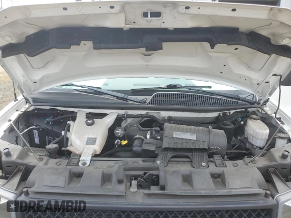 2019 Chevrolet Express Cargo Van with VIN 1GCWGAFG5K1299451, listed as a Copart auction lot 65785654 with 22,343 mi miles and Salvage Title. Bid and sale history available at carsss.com. Image 12.