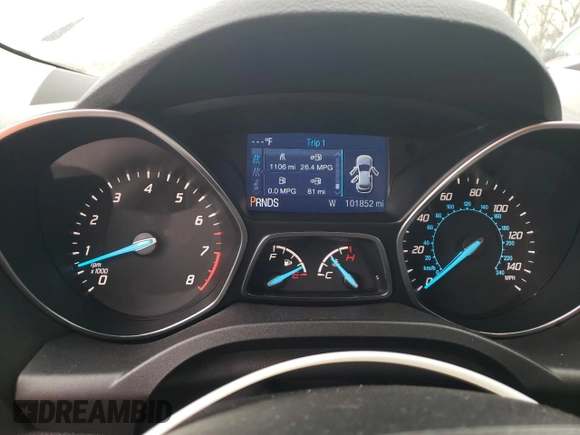 2014 Ford Escape SE with VIN 1FMCU0GX6EUA03906, listed as a Copart auction lot 50356845 with 101,852 mi miles and Salvage Title. Bid and sale history available at carsss.com. Image 9.