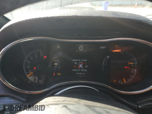 2021 Jeep Grand Cherokee Laredo X with VIN 1C4RJEAG1MC517468, listed as a Copart auction lot 48817125 with 81,743 mi miles and Salvage title. Bid and sale history available at DreamBid. Image 9.