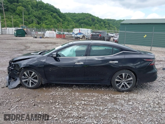 2019 Nissan Maxima SV with VIN 1N4AA6AV9KC378078, listed as a IAAI auction lot 42284633 with 92,345 mi miles and . Bid and sale history available at DreamBid. Image 14.