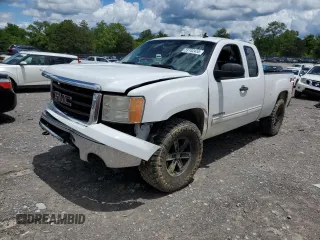 2011 GMC Sierra 1500 SLE with VIN 1GTR2VE38BZ164340, listed as a Copart auction lot 59102455 with 114,420 mi miles and Clean title. Bid and sale history available at DreamBid. Image 1.