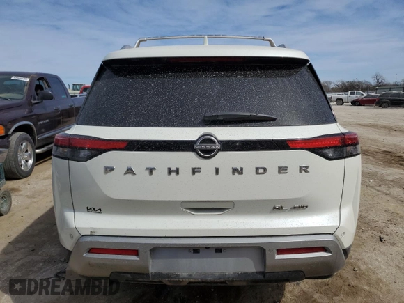 2023 Nissan Pathfinder SL with VIN 5N1DR3CC8PC209456, listed as a Copart auction lot 49333085 with Not provided miles and Non repairable. Bid and sale history available at DreamBid. Image 6.