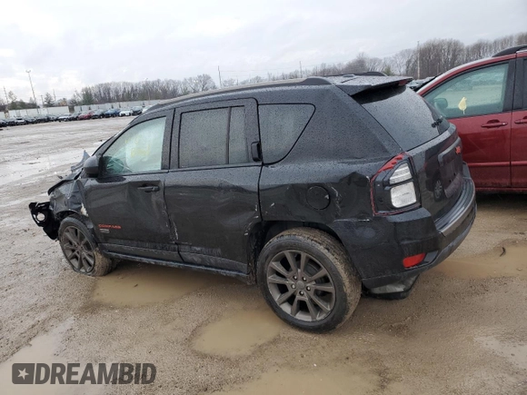 2016 Jeep Compass Sport with VIN 1C4NJCBB7GD785834, listed as a Copart auction lot 47480555 with Not provided miles and Salvage title. Bid and sale history available at DreamBid. Image 2.