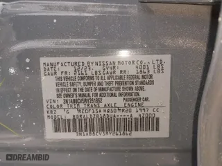 2024 Nissan Sentra SV with VIN 3N1AB8CV5RY261862, listed as a IAAI auction lot 41657046 with 9,731 mi miles. Bid and sale history available at carsss.com. Image 9.