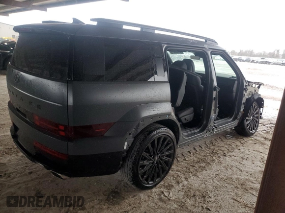 2024 Hyundai Santa Fe Calligraphy with VIN 5NMP54GL7RH066680, listed as a Copart auction lot 87844915 with 2,204 mi miles and Salvage title. Bid and sale history available at DreamBid. Image 3.