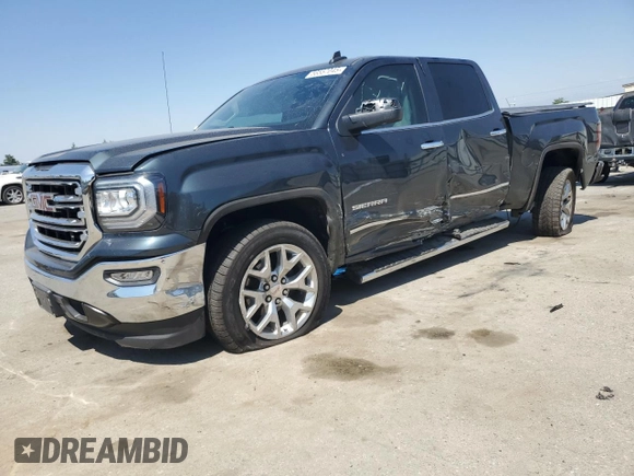 2018 GMC Sierra 1500 SLT with VIN 3GTP1NEC3JG502378, listed as a Copart auction lot 56557045 with 56,482 mi miles and Salvage title. Bid and sale history available at DreamBid. Image 1.