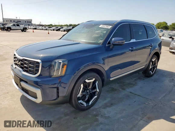 2024 Kia Telluride S with VIN 5XYP6DGC7RG492778, listed as a Copart auction lot 65922665 with 35,655 mi miles and Salvage title. Bid and sale history available at DreamBid. Image 1.