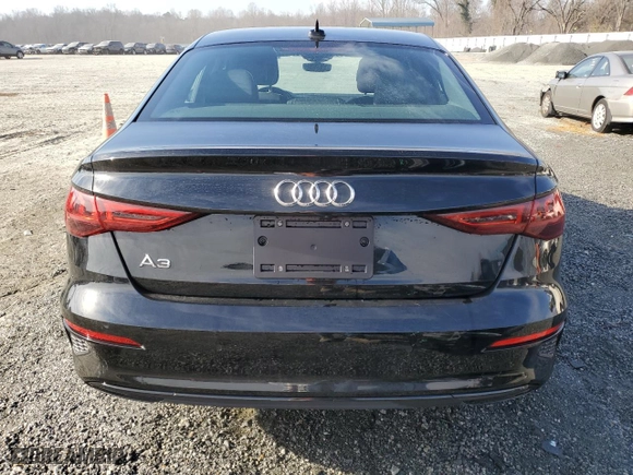 2023 Audi A3 Premium with VIN WAUAUDGY9PA084915, listed as a Copart auction lot 47014575 with 9,907 mi miles and Salvage Title. Bid and sale history available at carsss.com. Image 6.