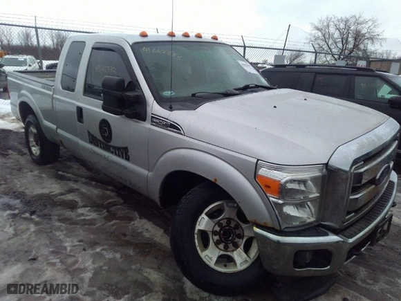 2012 Ford Super Duty F-250 SRW XL with VIN 1FT7X2B61CED13945, listed as a IAAI auction lot 41662333 with 196,509 mi miles. Bid and sale history available at carsss.com. Image 1.