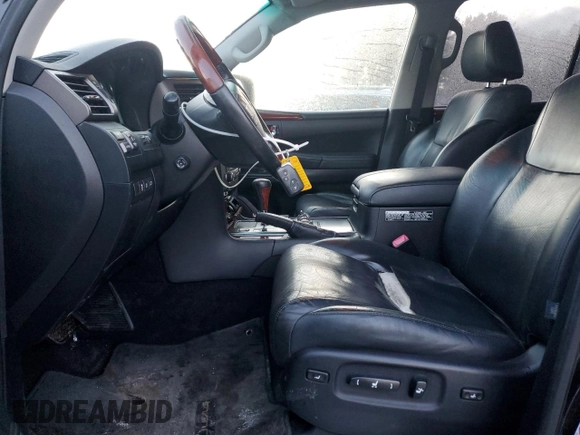 2011 Lexus LX 570 with VIN JTJHY7AXXB4083008, listed as a Copart auction lot 43342075 with 373,162 mi miles and Clean Title. Bid and sale history available at DreamBid. Image 7.