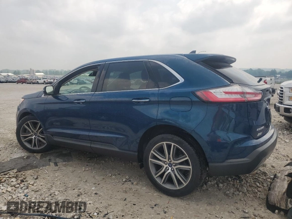 2020 Ford Edge Titanium with VIN 2FMPK4K96LBB49507, listed as a Copart auction lot 59686345 with 41,610 mi miles and Salvage title. Bid and sale history available at DreamBid. Image 2.