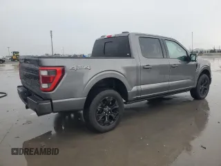 2023 Ford F-150 XL with VIN 1FTFW1E58PFC45266, listed as a Copart auction lot 46673095 with 9,422 mi miles and Salvage Title. Bid and sale history available at carsss.com. Image 3.
