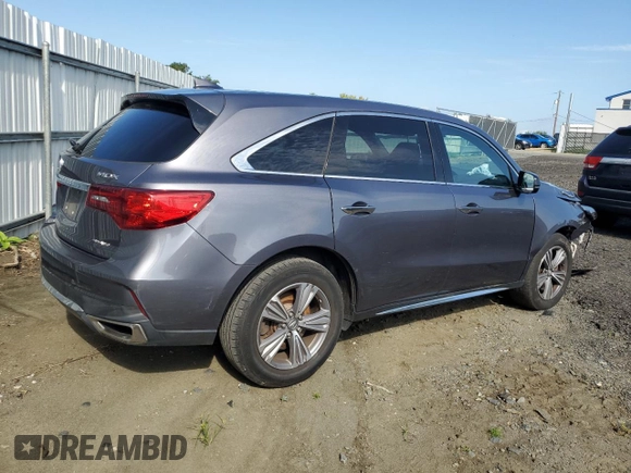2020 Acura MDX with VIN 5J8YD4H35LL000318, listed as a Copart auction lot 63559543 with 47,874 mi miles. Bid and sale history available at carsss.com. Image 3.